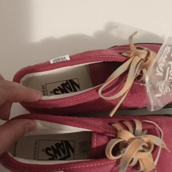 Vans RARE vault OG chukka boot hairy suede cerise apricot skate BMX size 9.5 wom - Picture 4 of 7